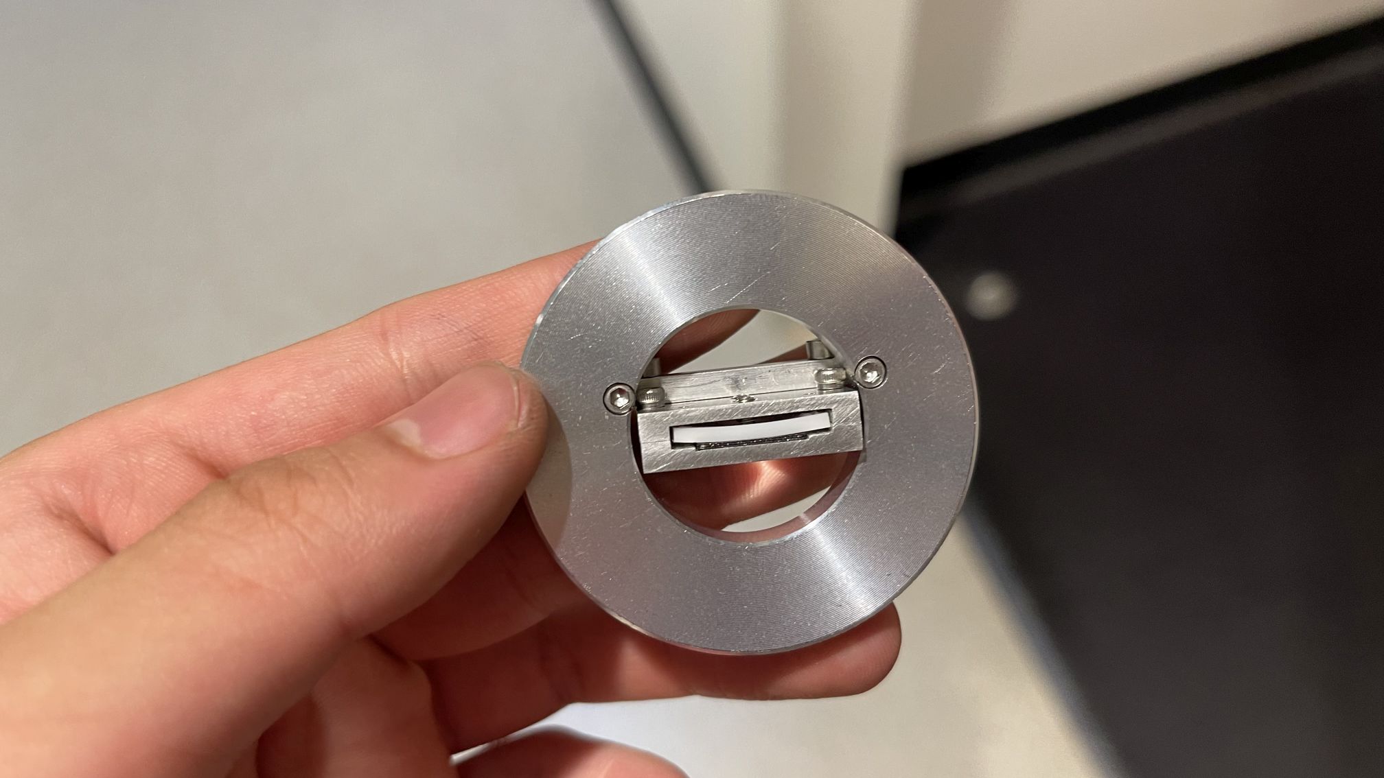 Tangible AR coating fixture