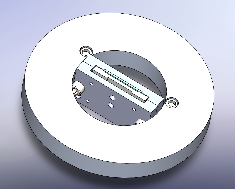 AR coating fixture SolidWorks model