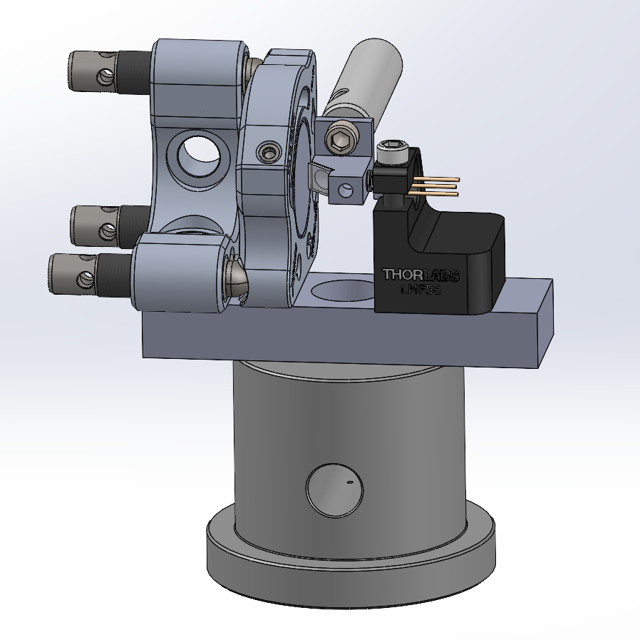 U-bench SolidWorks model, view 1